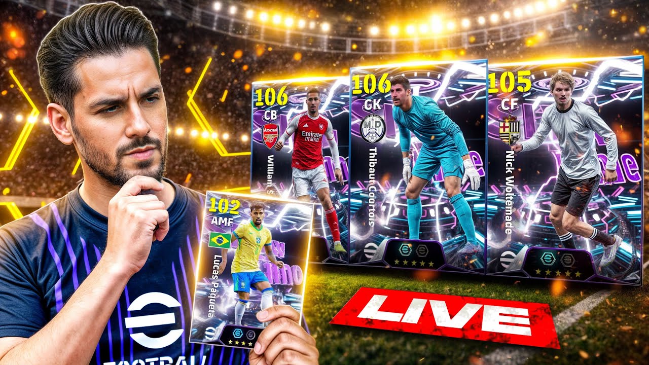 TOWERING GIANTS Pack Opening 😱 FREE BRAZIL EVENT Lucas Paquetá Test! 🔥 eFootball LIVE with Mednasah