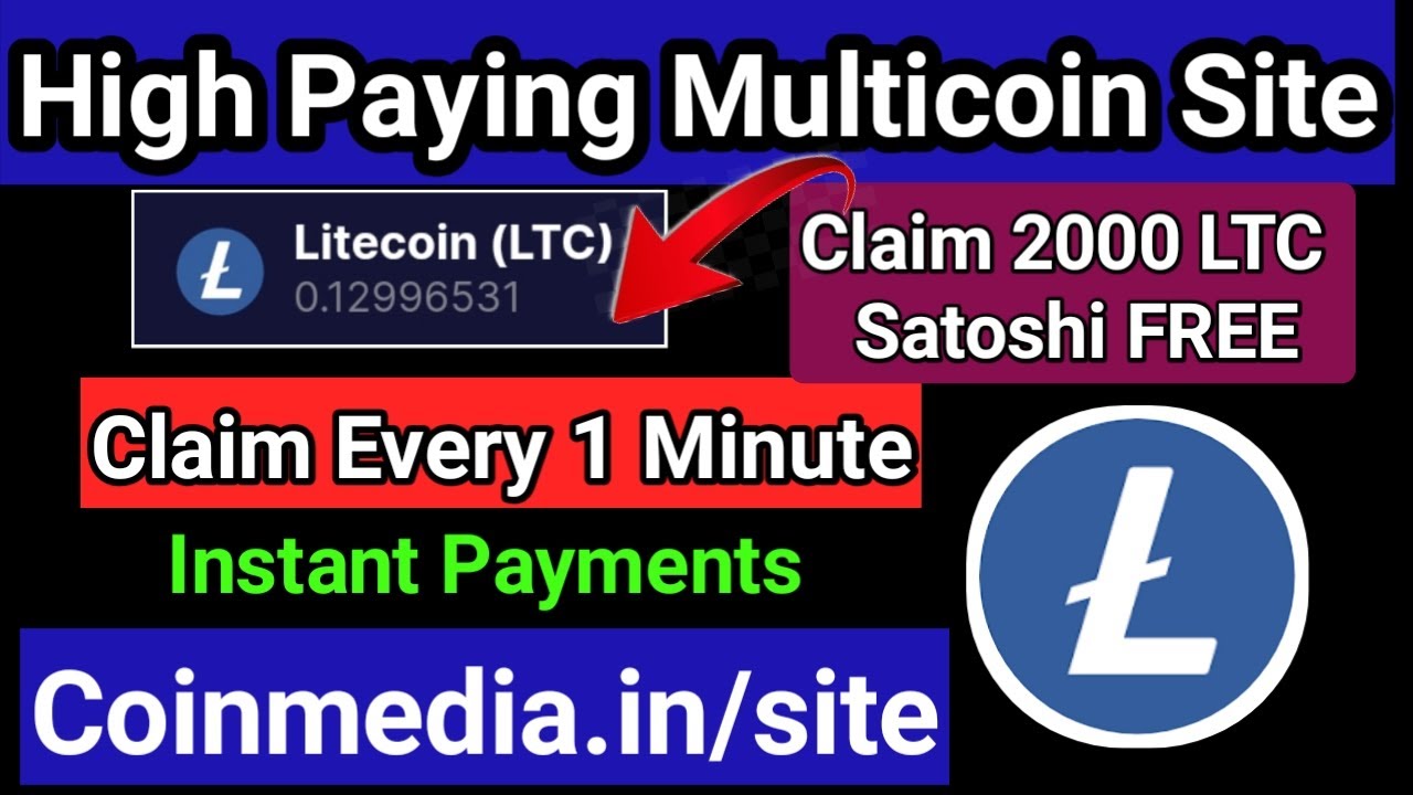 High Paying Multicoin Faucet|Claim 2000 LTC Satoshi Every 1 Minute | New LTC BTC Solana TRX BNB Site
