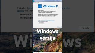 Kako Najti Windows Verzijo? 16.04.2025 Slovenski