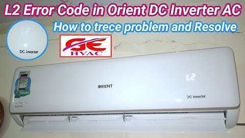 Orient DC Inverter AC L2 error Code Resolve problem in Urdu/Hindi