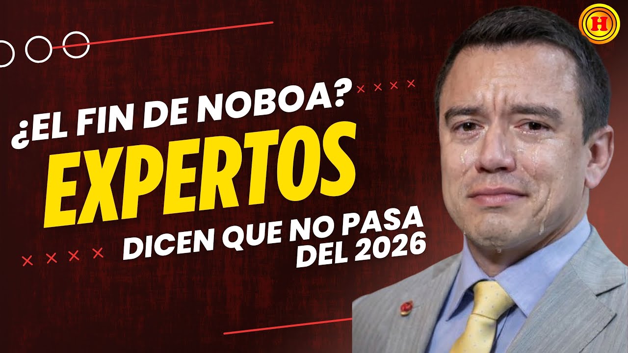 ¿DIMITIR O SER DESTITUIDO? El oscuro panorama de Daniel Noboa para 2026.
