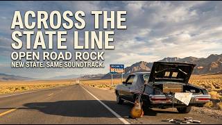 ACROSS THE STATE LINE | Open Road Rock Music for Road Trips