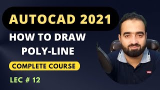 Autocad Tutorial For Civil Engineers | How to Draw Polyline In Autocad.
