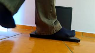 Trampling My Laptop With Sock Feet