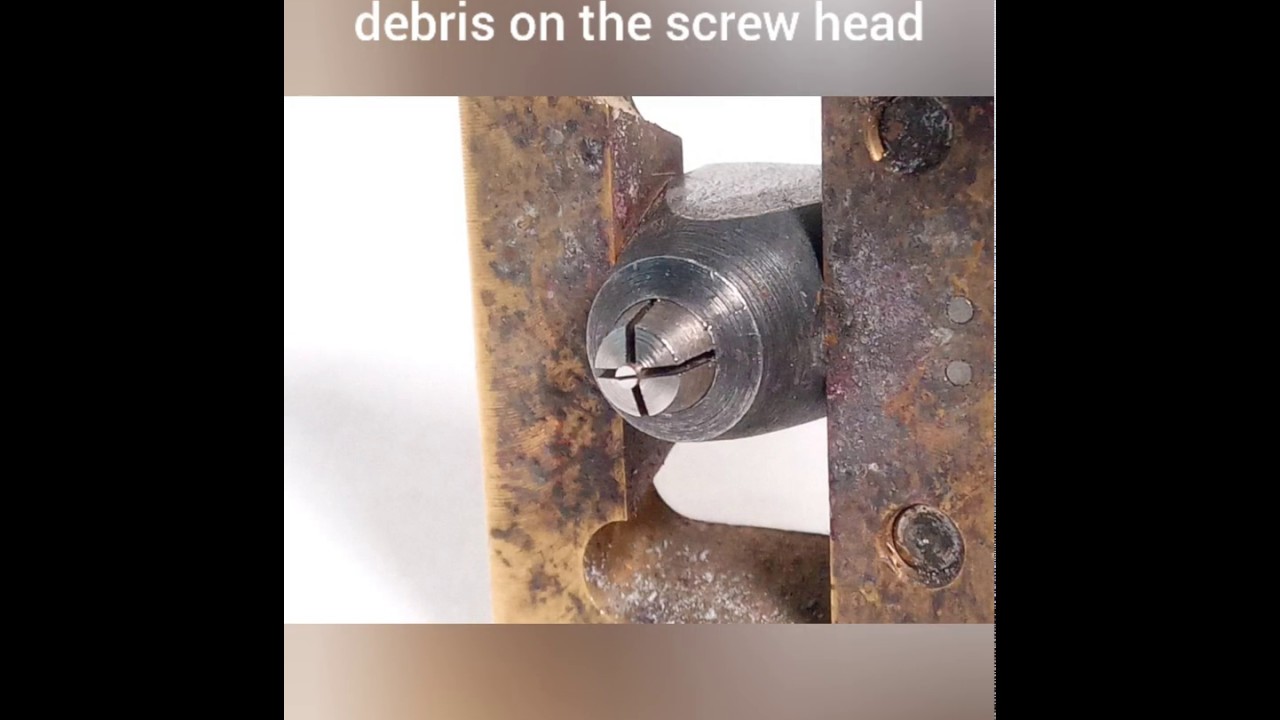 Watch restoration Watch screw head polishing & refinishing super