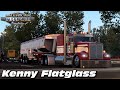 Colton's NEW AND UPDATED Modern Kenworth Flatglass in CONVOY !! Plus Awesome END DUMP action