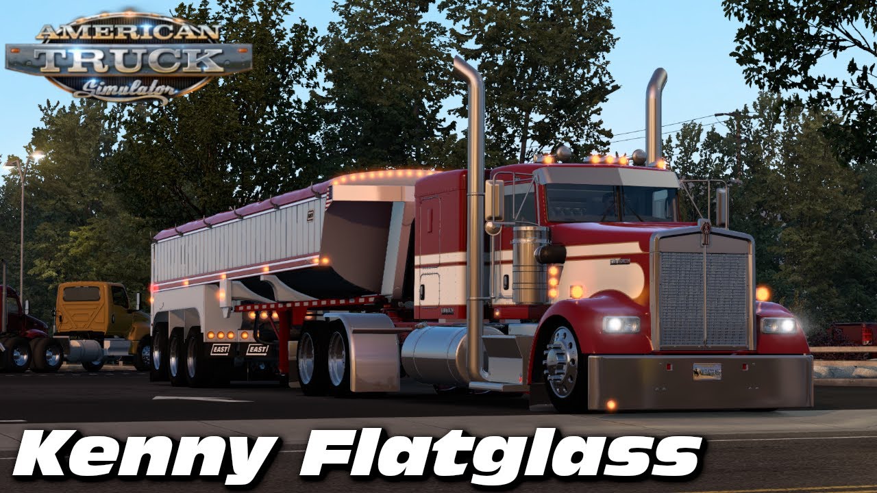 Colton's NEW AND UPDATED Modern Kenworth Flatglass in CONVOY !! Plus