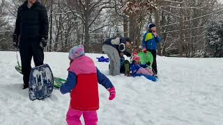 Clean up and sledding fun in Fairfield County