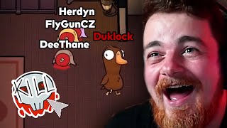 Dokonalý IMPOSTOR! | Goose Goose Duck /w @Herdyn @FlyGunCZ @deethane