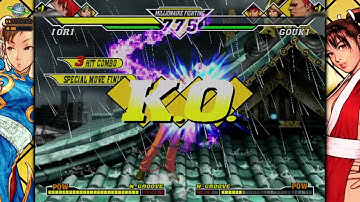 Capcom vs. SNK 2 - Dhalsim-Iori-Morrigan vs. Akuma-Ken-Ryu