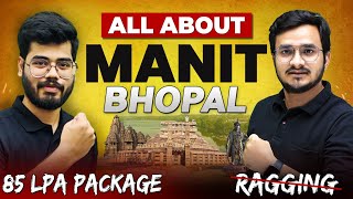 MANIT Bhopal 🔥 Complete Details !! Annual CTC Upto 85 LPA 😍