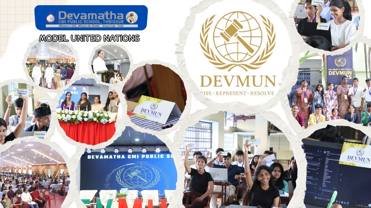 DEVMUN 2025 / MUN / DEVAMATHA CMI PUBLIC SCHOOL / #MUN #school # ...