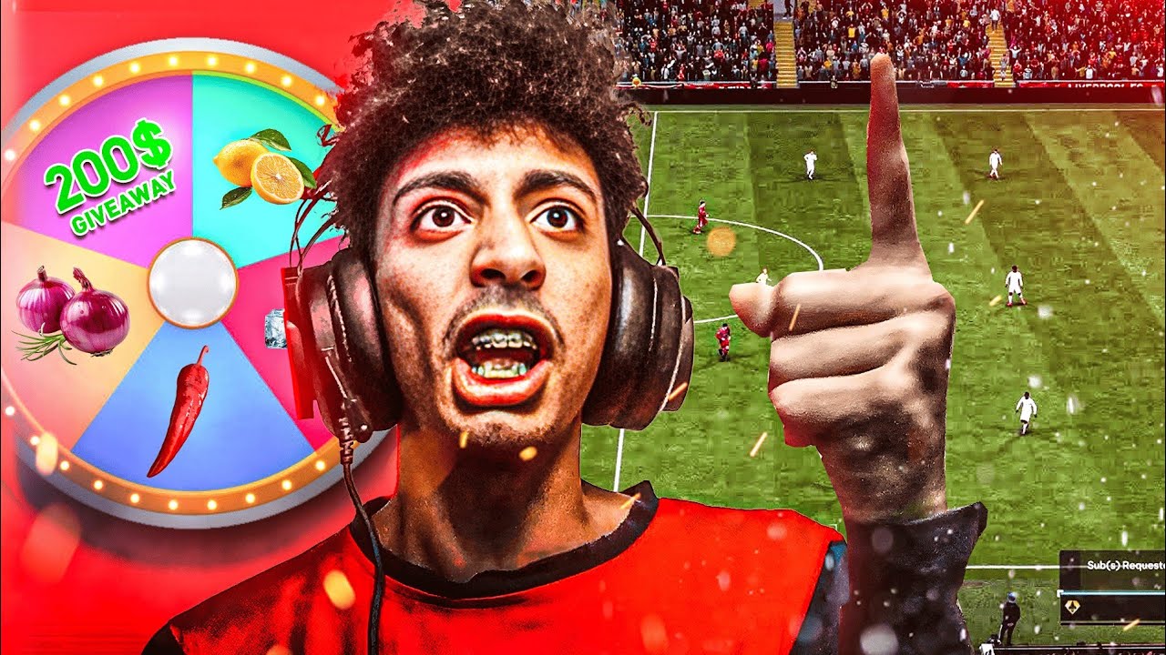 عجلة الحظ الي حتحدد عقابي في الفوت😂🔥|FC25