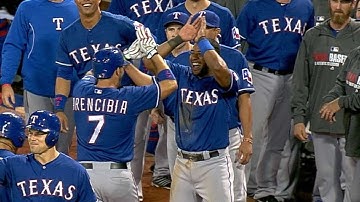 TEX@OAK: Arencibia hits a home run in the ninth inning