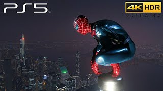 Spider-man PS5 Resilient Suit Gameplay 60FPS Performance RT Mode