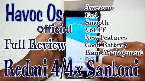 Android Pie On Redmi 4/4x Santoni | Havoc Os Official | New Features | VoLTE #Techpoco