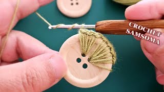 شاهدوا ماذا يمكنكم صنعه باستعمال الازرار مع فن الكروشيه 💖 مشروع مربح بالكروشي Crochet With Button