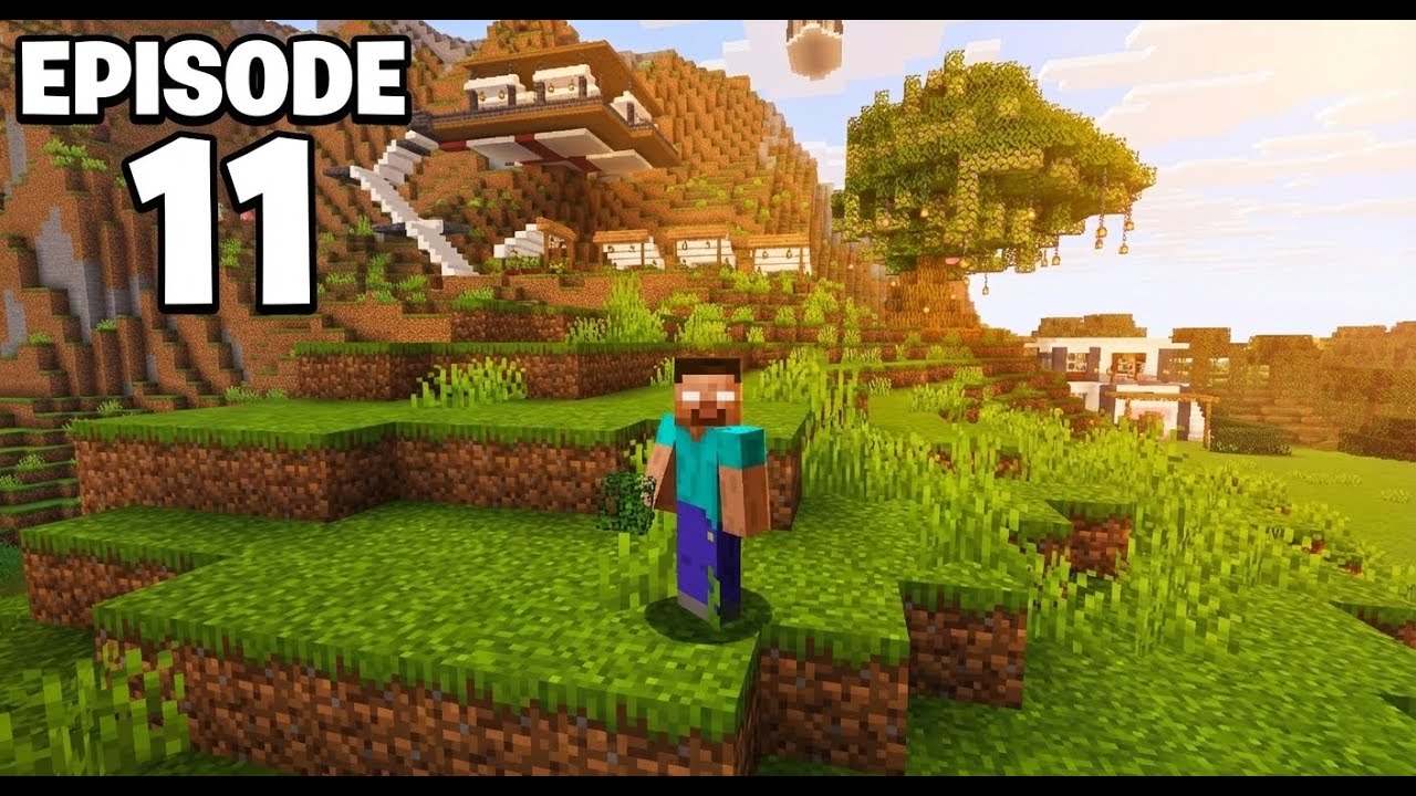 I Started Building A Massive City Behind My Modern House || Minecraft || Episode 11