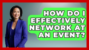 How Do I Effectively Network At An Event? - Law School Prep Hub