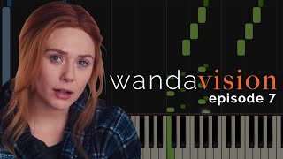 WandaVision - Episode 7 Intro Theme (W-V 2000) | Piano Tutorial