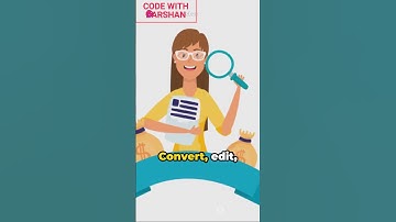 PDF TO WORD AND WORD TO PDF IN A CLICK !!! #tech #shorts #shortvideo