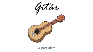 Hangszer ovi - A part alatt (gitár) / Hungarian children song (cat, cow, dog, animal)