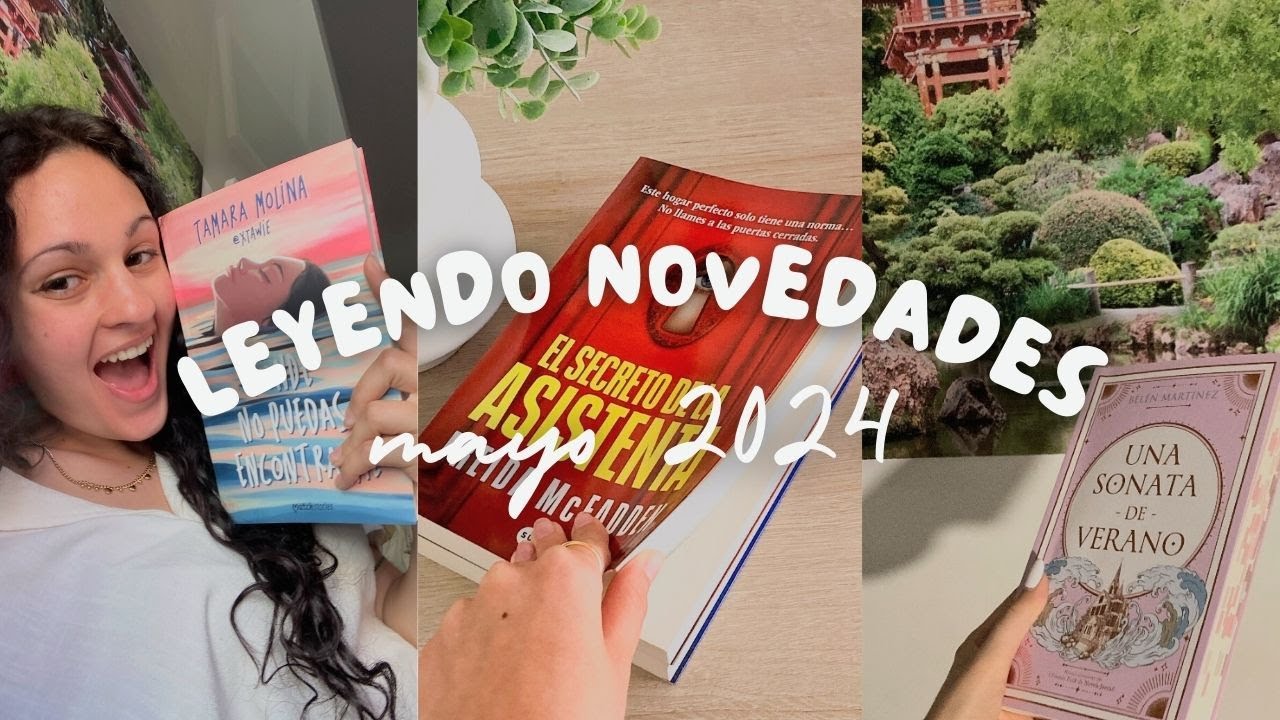 Leyendo NOVEDADES de MAYO *5 estrellas* | reading vblog 🩷
