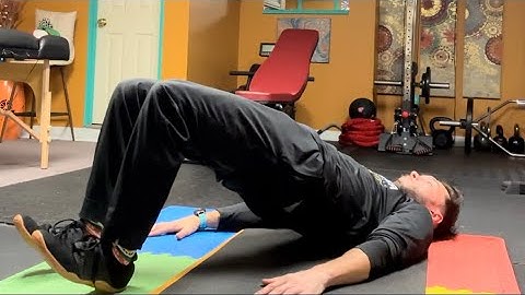 Hook-Lying Glute Bridge (Toes Up)