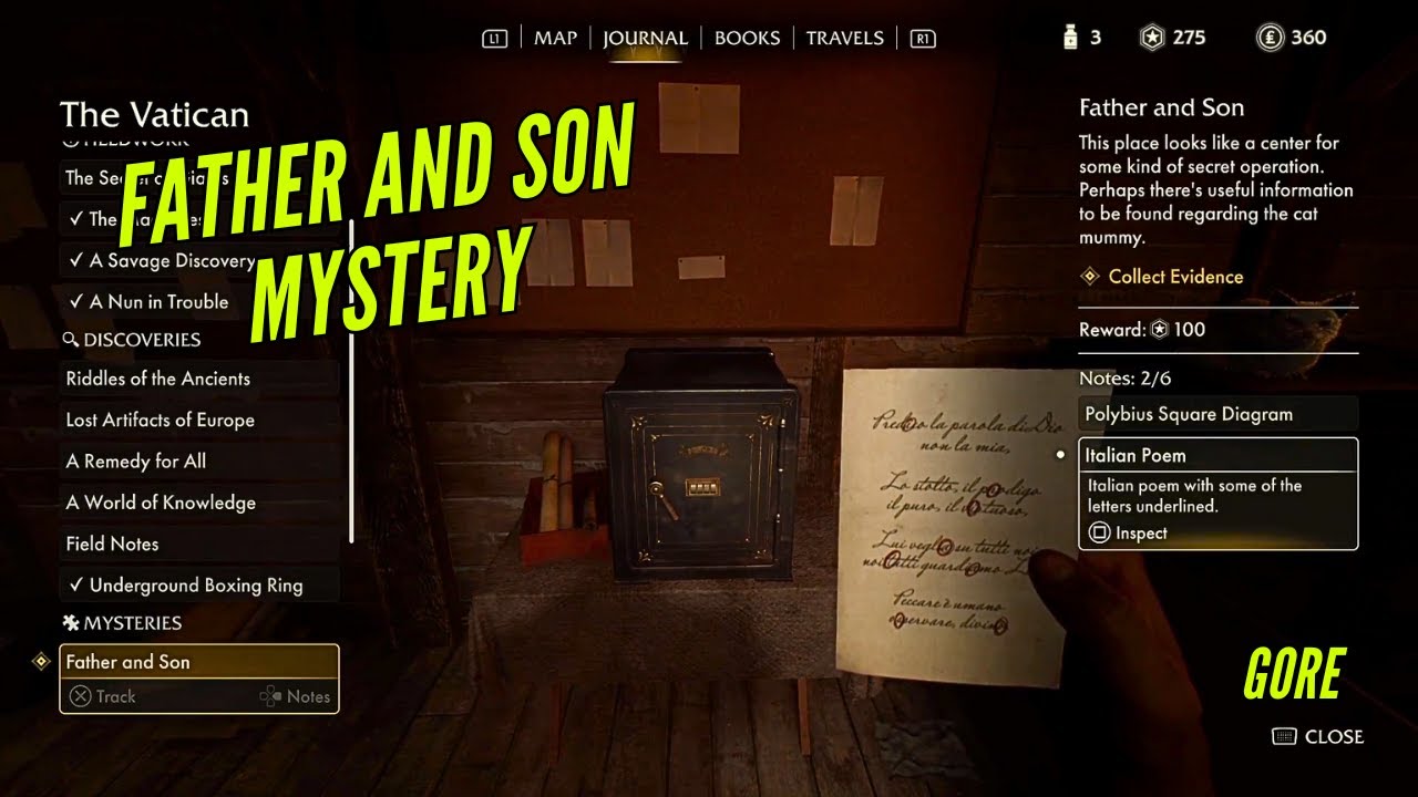 Father and Son Mystery | Indiana Jones and the Great Circle - YouTube