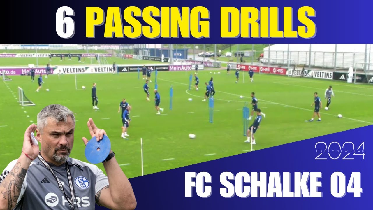 🔰FC Schalke 04 Training Session - 6 Passing drills