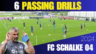 🔰FC Schalke 04 Training Session - 6 Passing drills