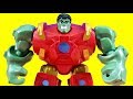 Building and constructing hulk  iron man