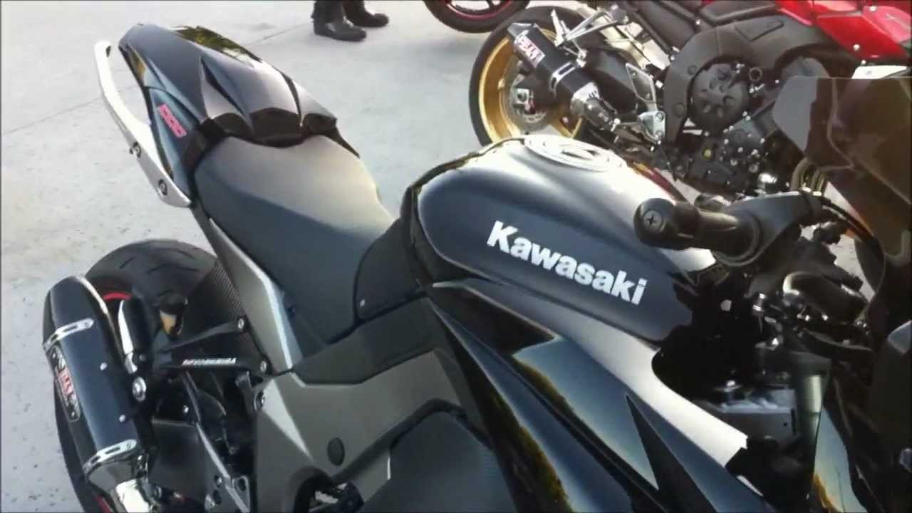 Kawasaki 1000cc 2011 Walk Around Engine Sound Yoshimura Exhaust