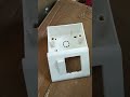 3 Module surface Box with front plate.