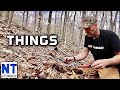 I found all kinds of old things metal detecting in the woods