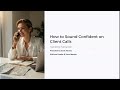 How To Sound Confident On Client Calls | Travel Agent Training That Helps You Book More Clients ✈️💙