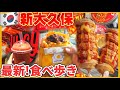 【新大久保食べ歩き】これで完結⁉️最新グルメ食べ歩き‼️まるごと新大久保コリアンタウン🇰🇷最新韓国グルメ/チュロスドッグ/エッグトースト/チーズハットグ/ソットクソットク