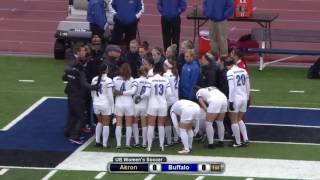 UB Women's Soccer vs Akron - October 27, 2016