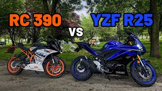 KTM RC 390 vs YAMAHA YZF R25 | KTM RC 390 İNCELEME