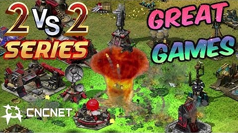 cncnet red alert 2 online multiplayer - 2 vs 2 Series GREAT GAMES