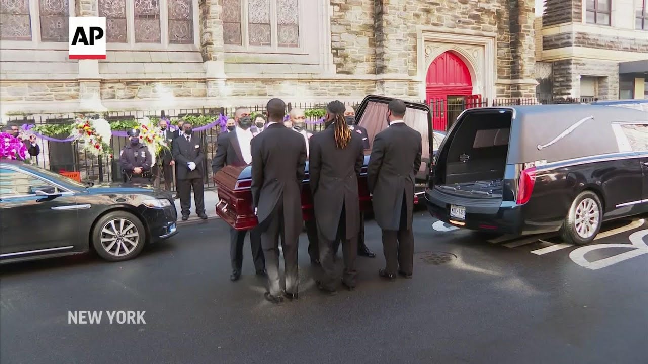 Cicely Tyson's funeral brings mourners to Harlem - YouTube