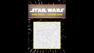 Avance del libro STAR WARS WORD SEARCH AND COLORING BOOK