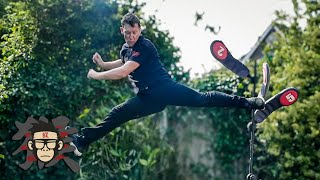 Tricking In The Garden... Until My Shoulder Separated Grade 3 Marcus Monkey Stunts