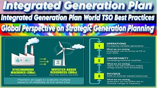 What is Integrated Generation Planning | Integrated Generation Planning & World TSO Best Practices