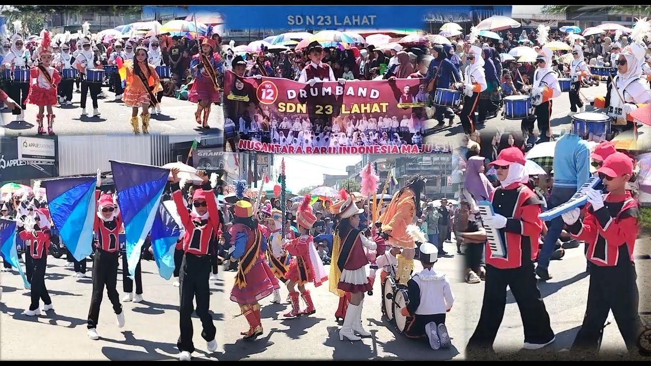 PAWAI PBB DAN DRUMBAND SD NEGERI 23 LAHAT