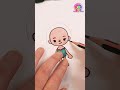 Make your own toca boca dolls using templates  how to draw hair diy shorts diy tocalifeworld