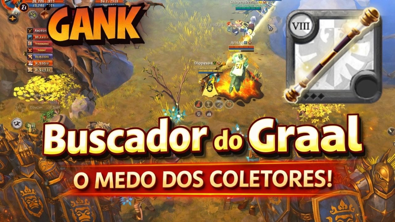 🔥A MELHOR BUILD DE GANK? BUSCADOR DO GRAAL TESTADO! #albion #albiononline #mmorpg #albion #albionpvp