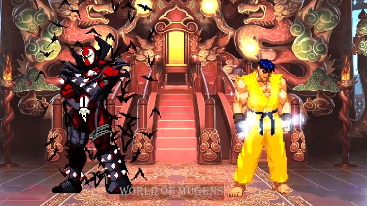 [Street Fighter Mugens] Spawn Vs Thunder Ryu - YouTube