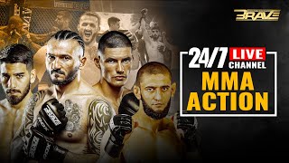 🔴 LIVE NOW: BRAVE CF 24/7 MMA Marathon | Non-Stop Fights &amp; Exclusive Action!