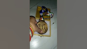 My son international English Olympiad Rank 1 ke ata he . Gold medal 🏅 or cirtificate milega